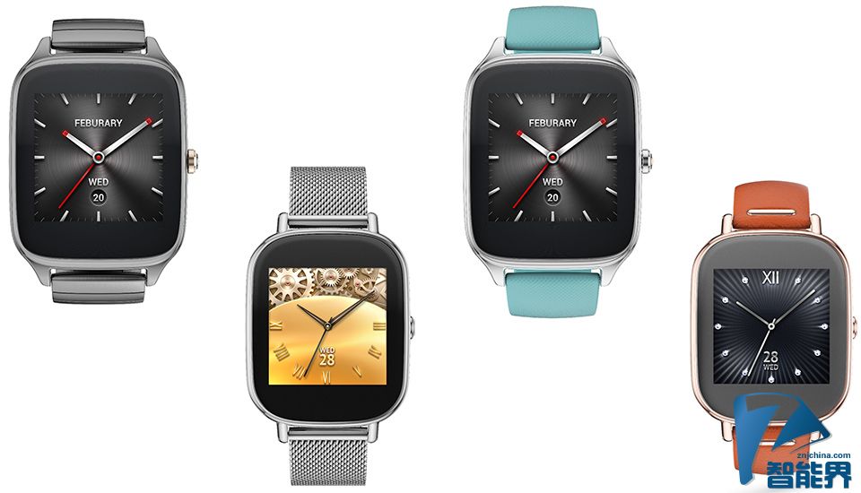 華碩的 ZenWatch 2 有兩種大小，并且多了顆實體按鍵