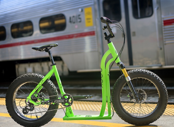 【智能界大百科】MooxBike即是滑板車也是越野自行車