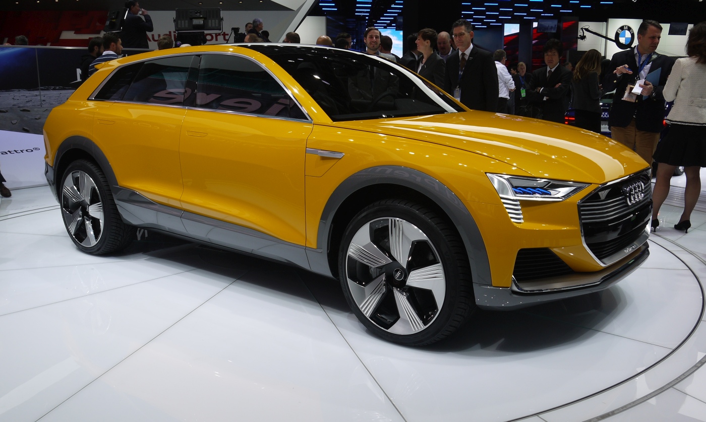 奧迪的這輛氫鋰混合動力概念車，燃料電池 4 分鐘灌飽