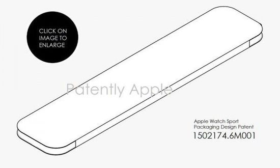 蘋(píng)果為Apple Watch Sport申請(qǐng)包裝設(shè)計(jì)專利